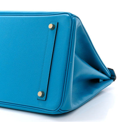 Hermes Epsom Birkin 35 Bleu Zanzibar 10 of 12
