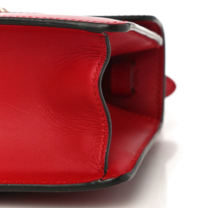 Gucci Calfskin Mini Sylvie Top Handle Bag Hibiscus Red 11 of 11
