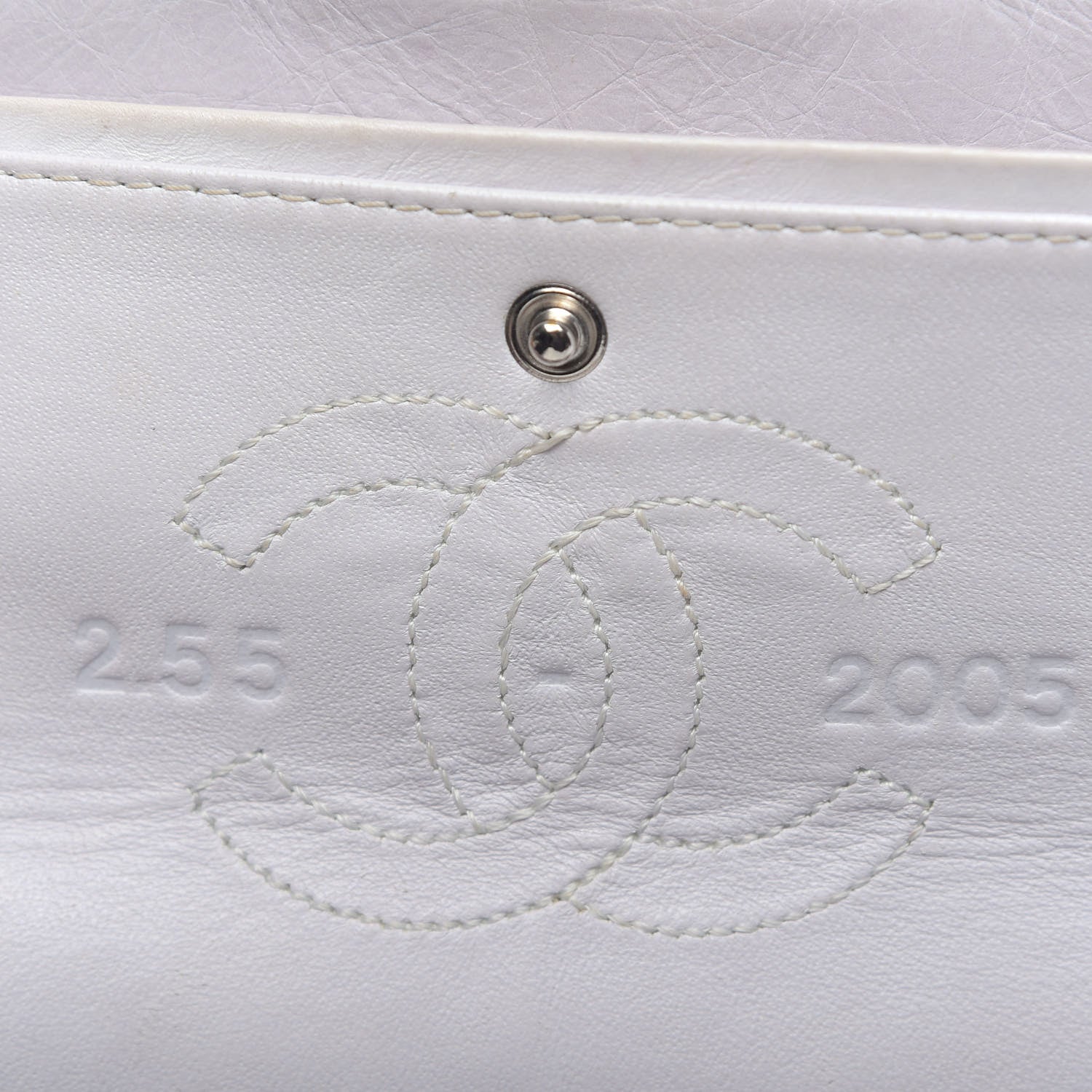 Chanel Aged Calfskin 50th Anniversary 2.55 Reissue 224 Flap White 14 of 17