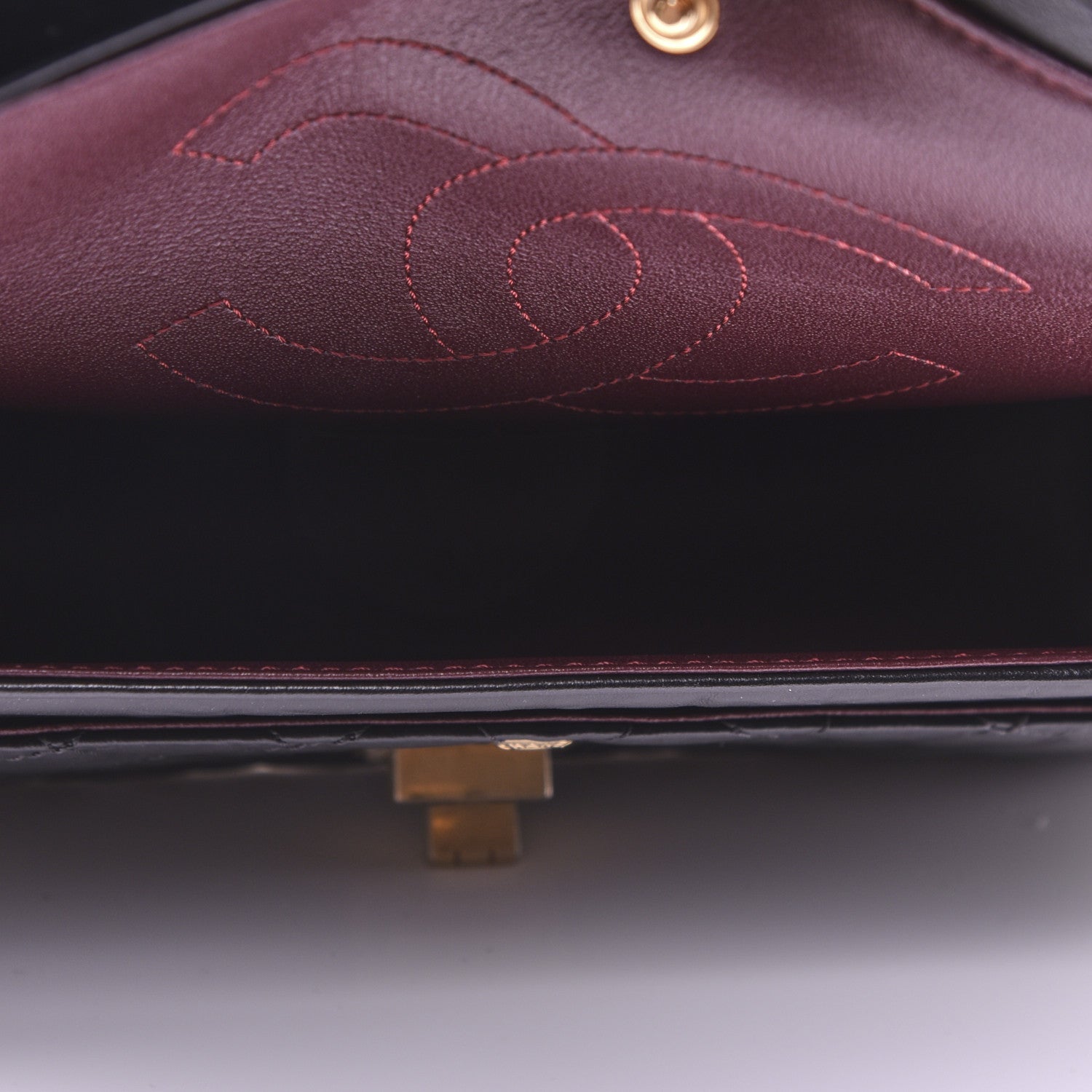 Chanel Aged Calfskin Quilted 2.55 Reissue 225 Flap Black 9 of 31