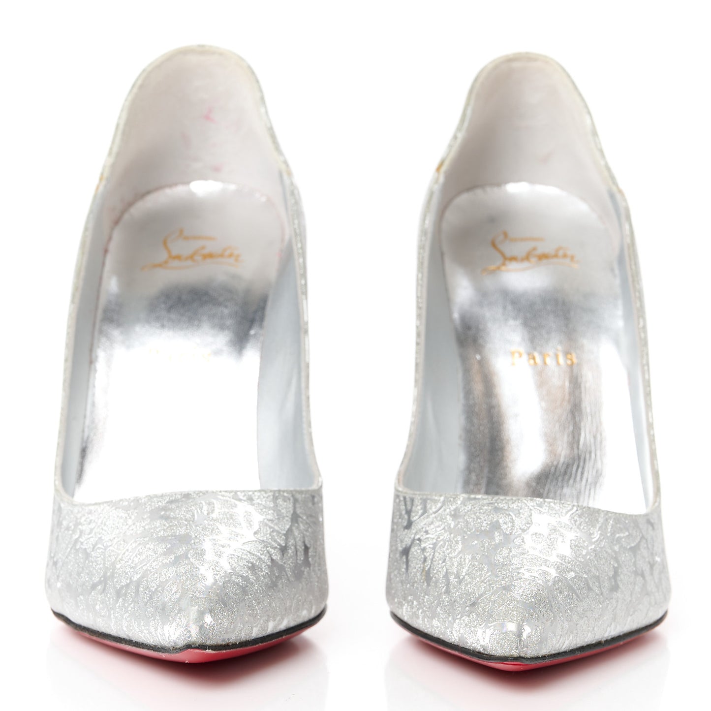 Glitter Specchio Hot Chick 100 Pumps 40.5 Silver