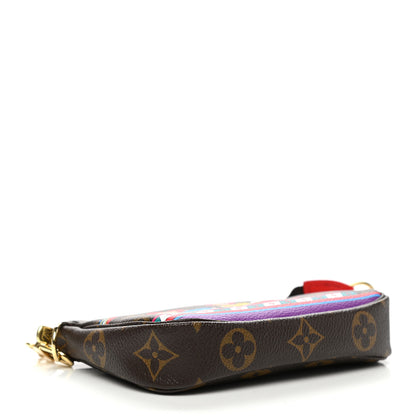 Louis Vuitton Monogram 2020 Christmas Animation Bumper Cars Mini Pochette Accessories Coquelicot 4 of 7