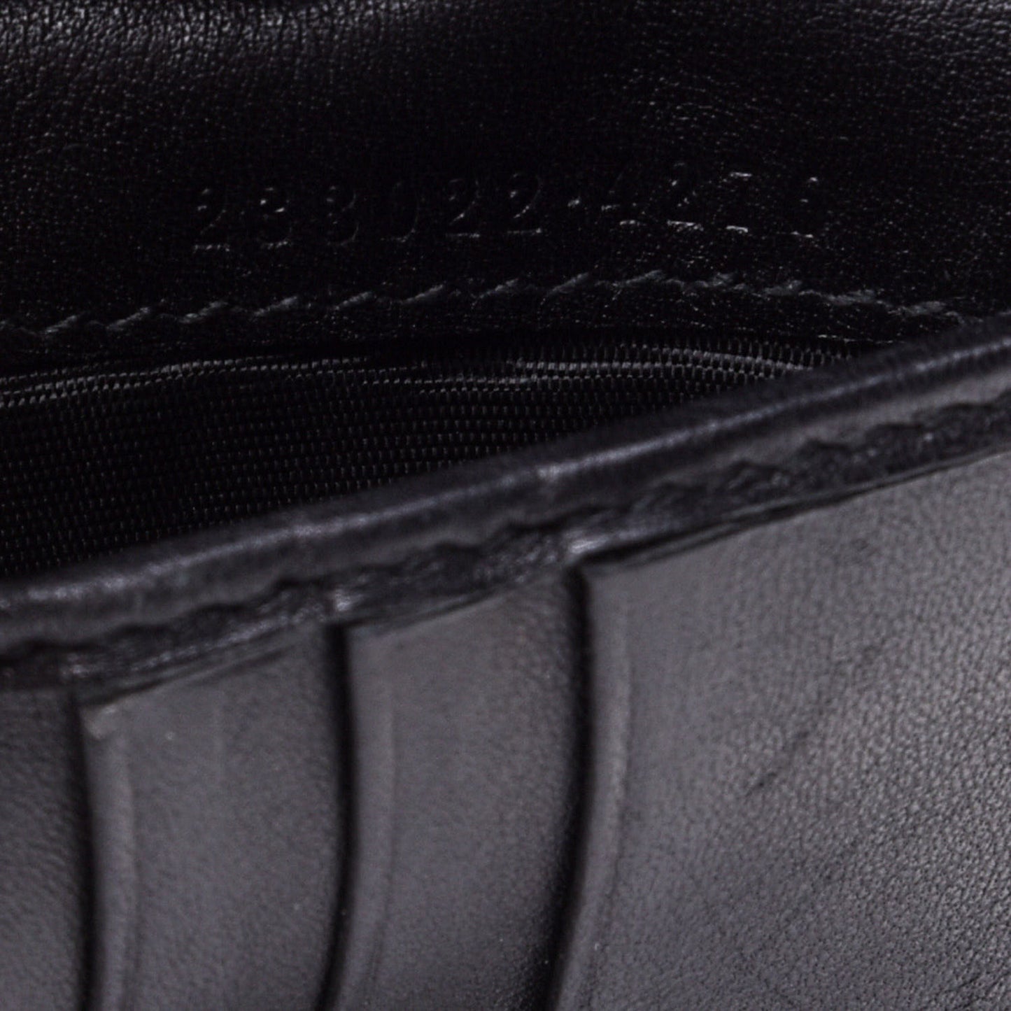 Guccissima Twins French Wallet Black