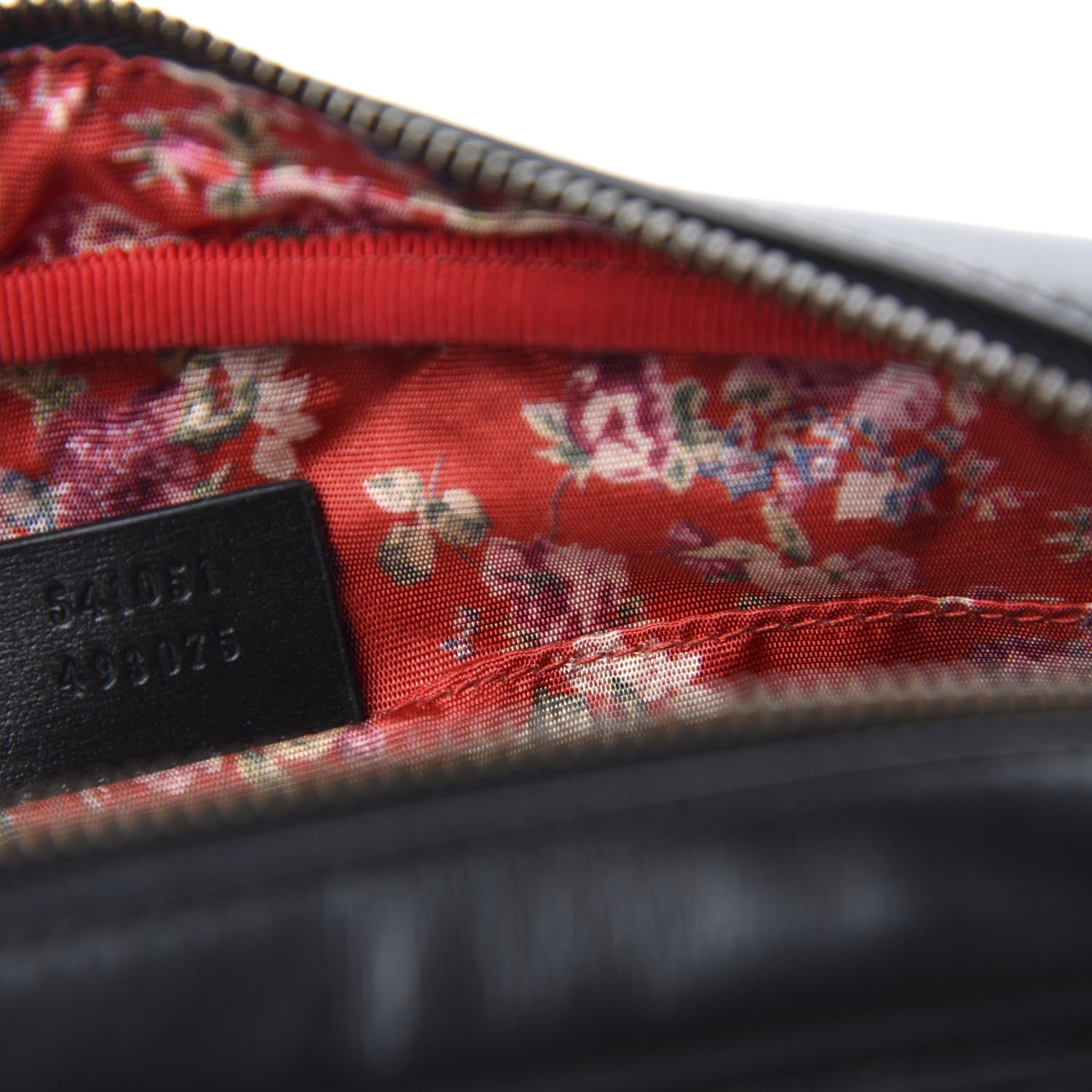 Gucci Calfskin Web Trapuntata Small GG Shoulder Bag Black 10 of 12