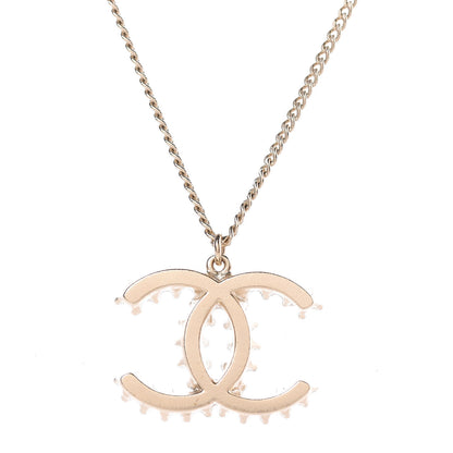 Chanel CC Necklace Light Gold 4 of 5