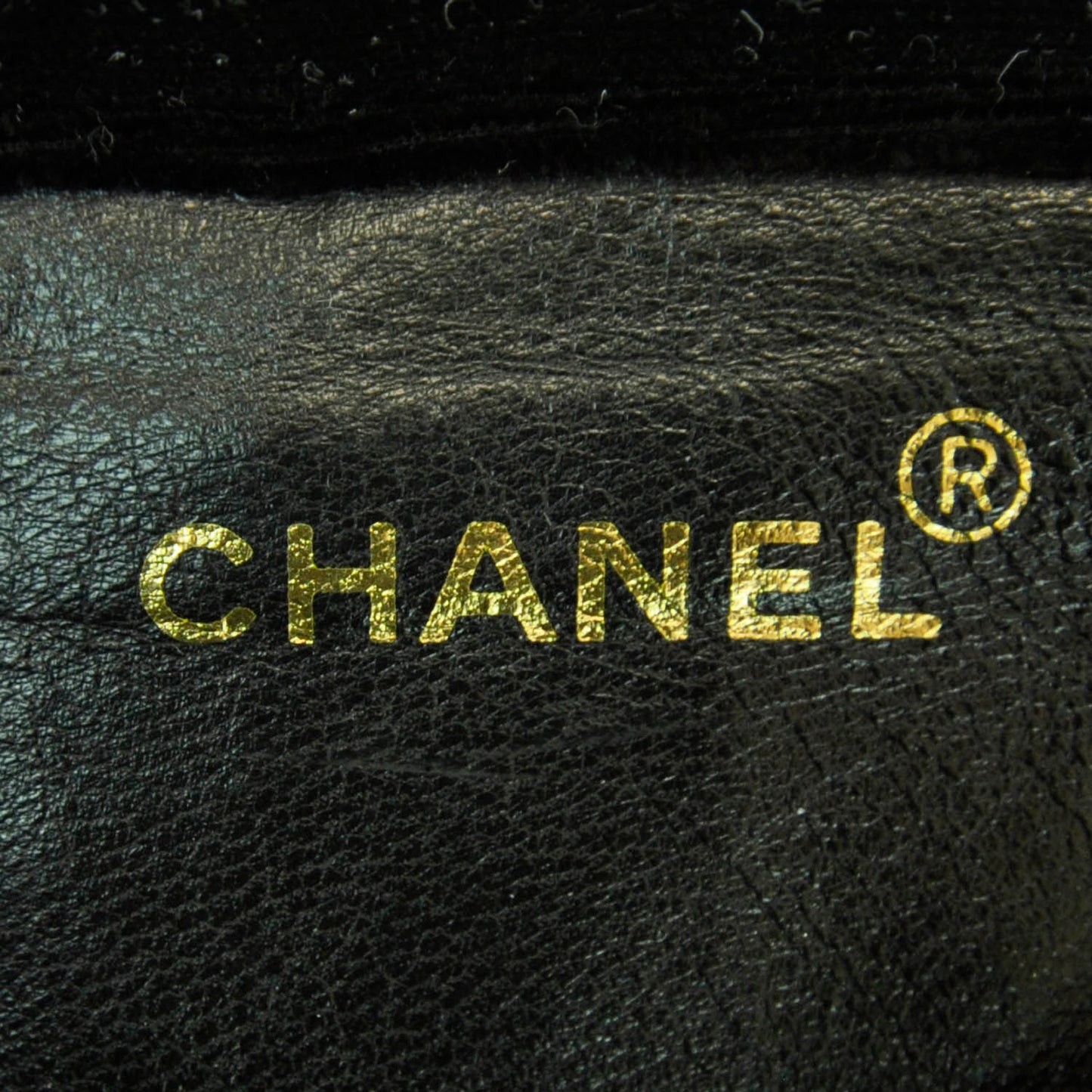 Velvet Quilted Small Backpack Black