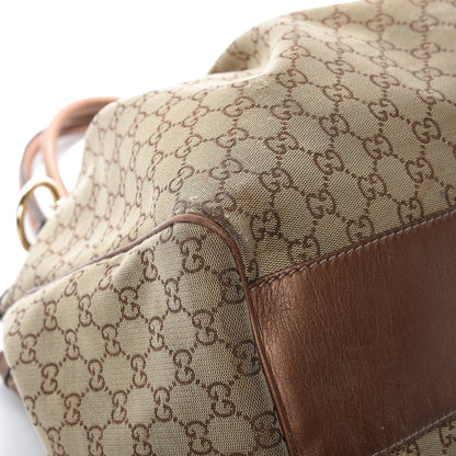 Gucci Metallic Monogram Large Sukey Tote Bronze 15 of 28