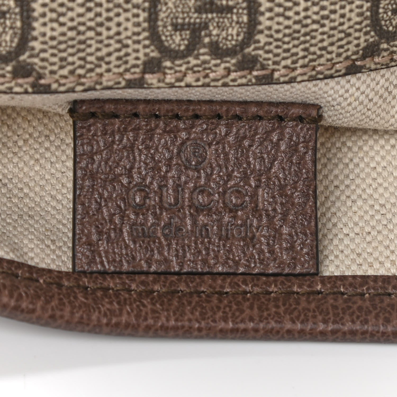 Gucci GG Supreme Monogram Neo Vintage Web Belt Bag Brown 6 of 9