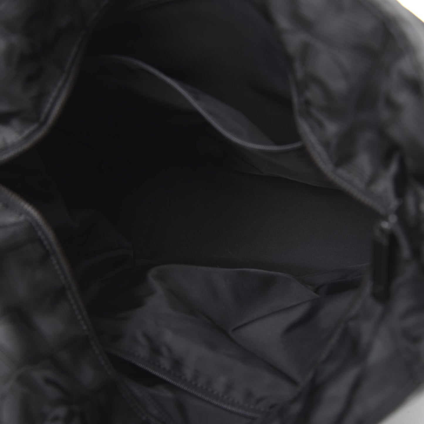 Nylon Large Travel Tote Black