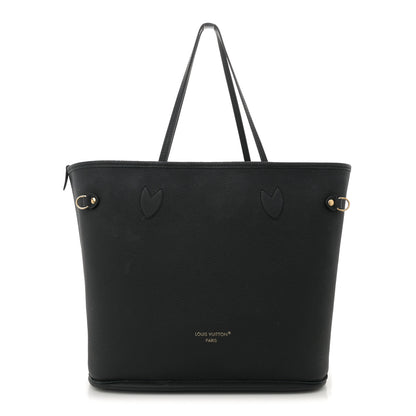 Louis Vuitton Monogram Calfskin Neo Neverfull Inside Out MM Black 2 of 18