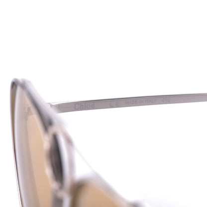 Chloe Metal Mirrored Romie Aviator Sunglasses CE144S Silver Copper 5 of 8