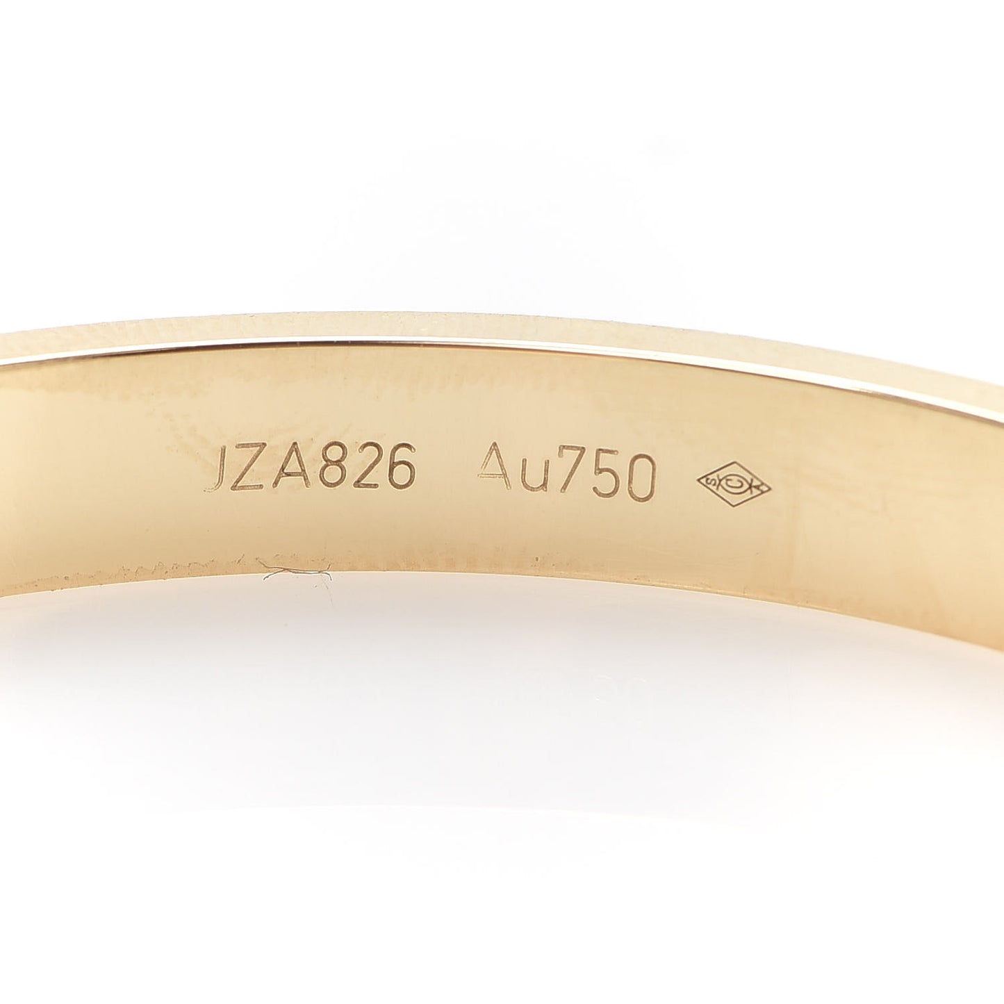 18K Yellow Gold LOVE Bracelet 19