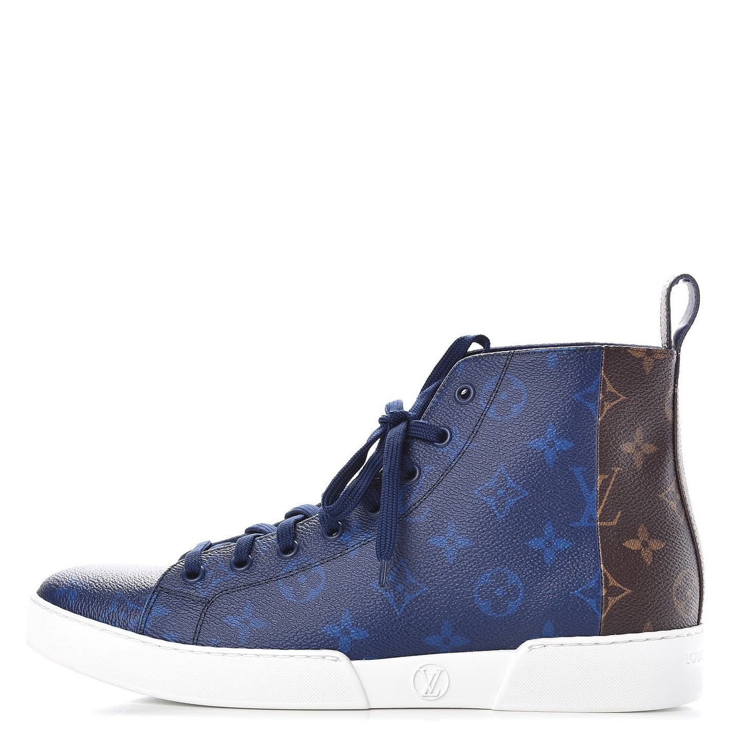 Monogram Match Up Sneakers 7 Pacific Blue