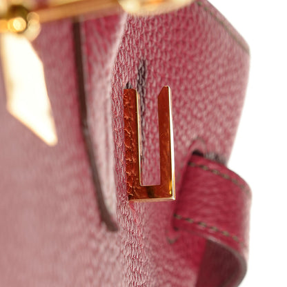 Hermes Togo Eclat Horseshoe Birkin 35 Rubis Vert Veronese 24 of 30