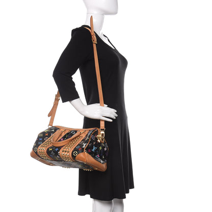 Louis Vuitton Monogram Multicolor Courtney MM Black 2 of 16