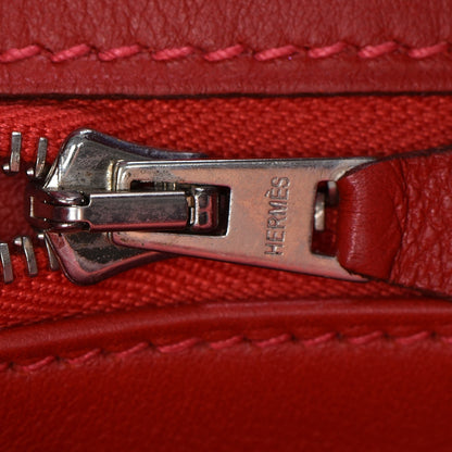 Hermes Swift Birkin 30 Rouge Garance 18 of 27