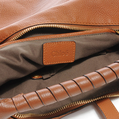 Chloe Leather Large Marcie Hobo Tan 6 of 7