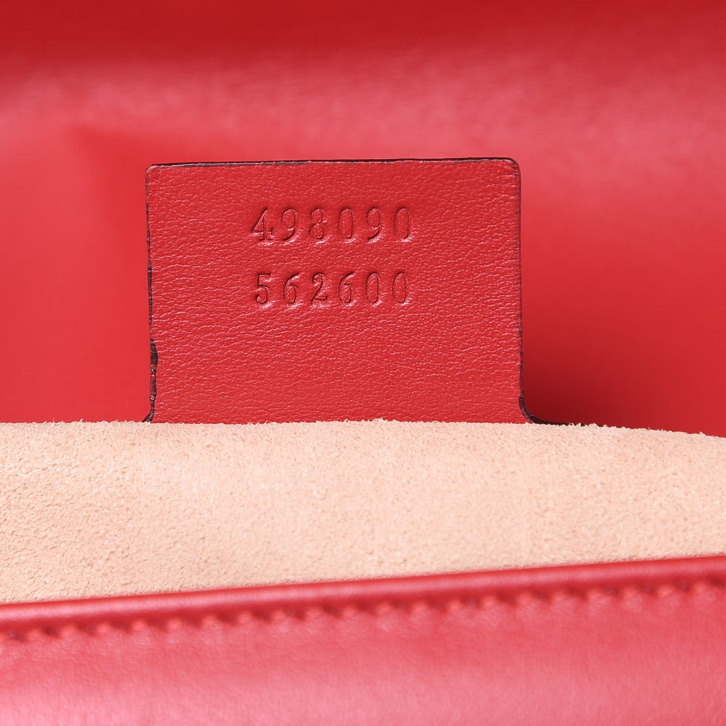 Calfskin Matelasse Large GG Marmont Shoulder Bag Hibiscus Red