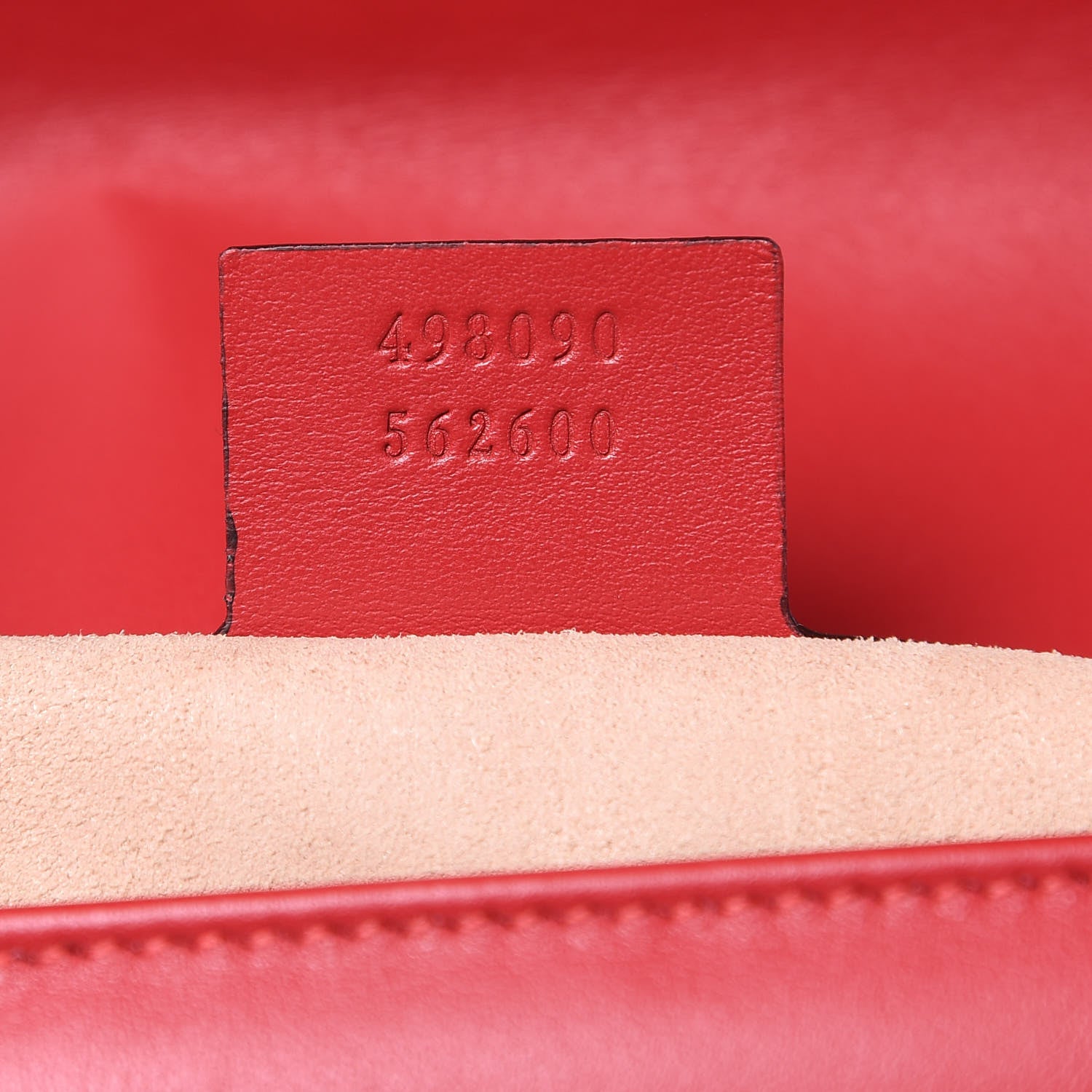 Gucci Calfskin Matelasse Large GG Marmont Shoulder Bag Hibiscus Red 7 of 11