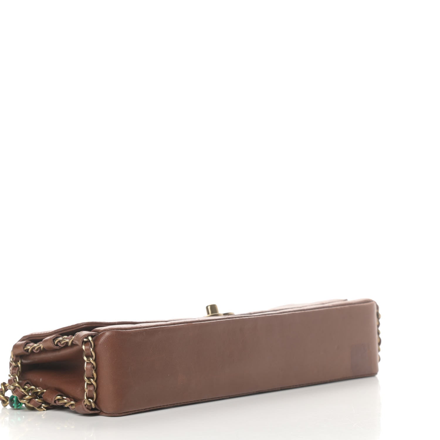 Chanel Lambskin East West Chocolate Bar Flap Brown 4 of 15