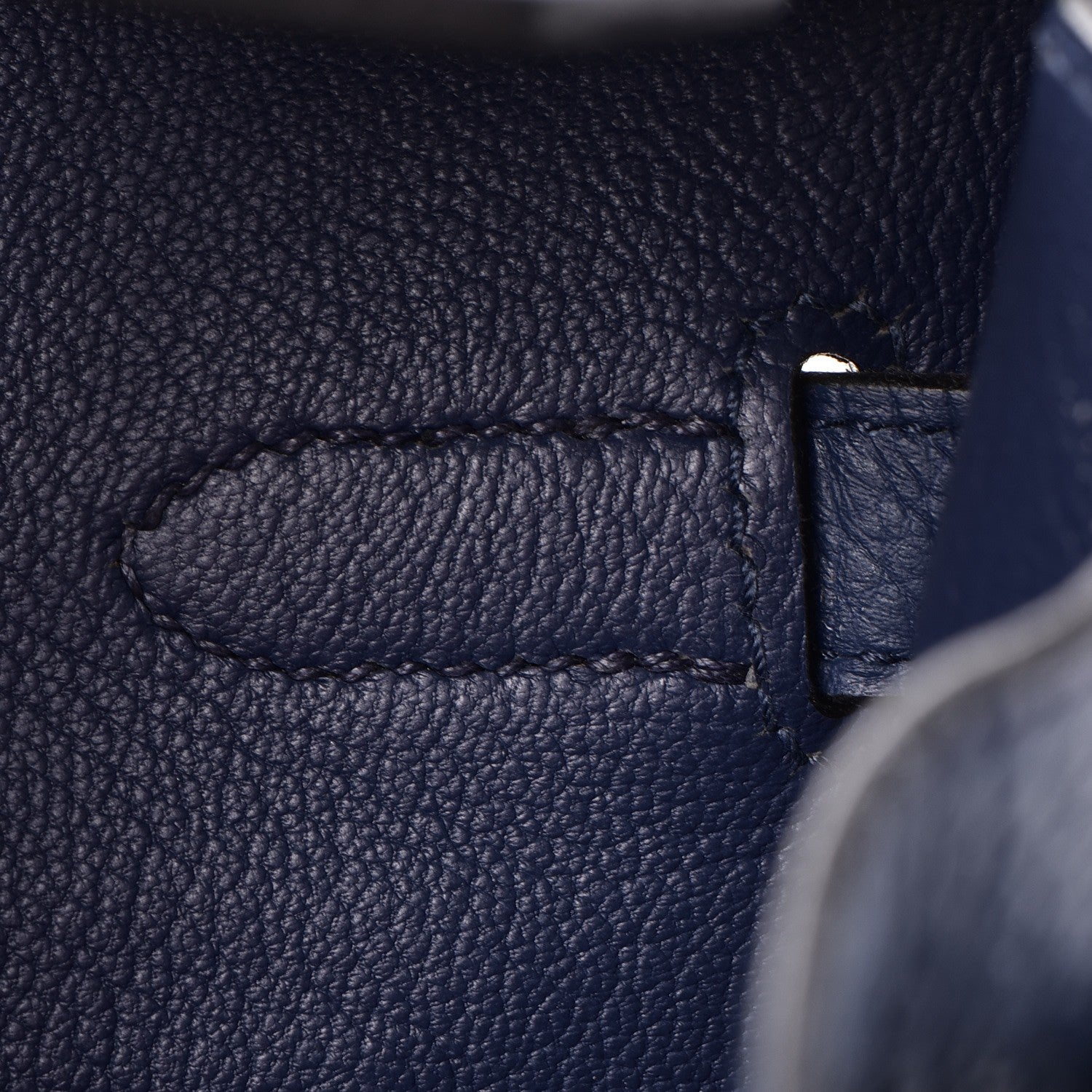 Hermes Taurillon Clemence Birkin 35 Bleu Brighton 21 of 34