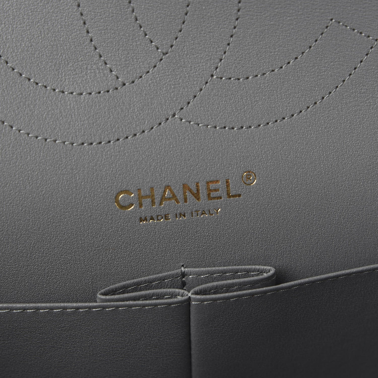 Chanel Caviar Quilted Jumbo Double Flap Grey 8 of 11