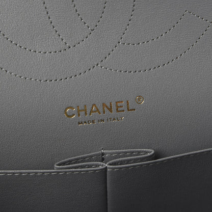 Chanel Caviar Quilted Jumbo Double Flap Grey 8 of 11