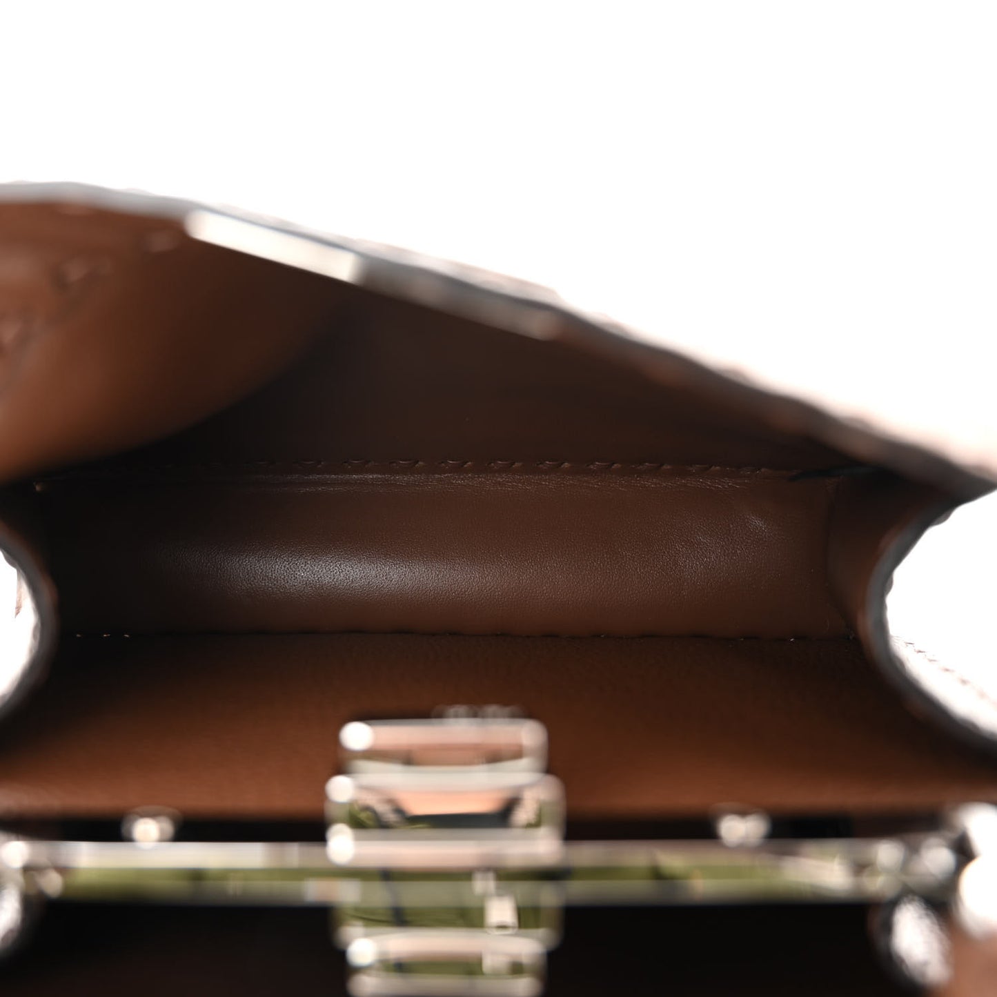 Cuoio Romano Selleria Chamois Small Peekaboo I SEE U Satchel Mou