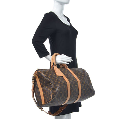 Louis Vuitton Monogram Keepall Bandouliere 45 3 of 8