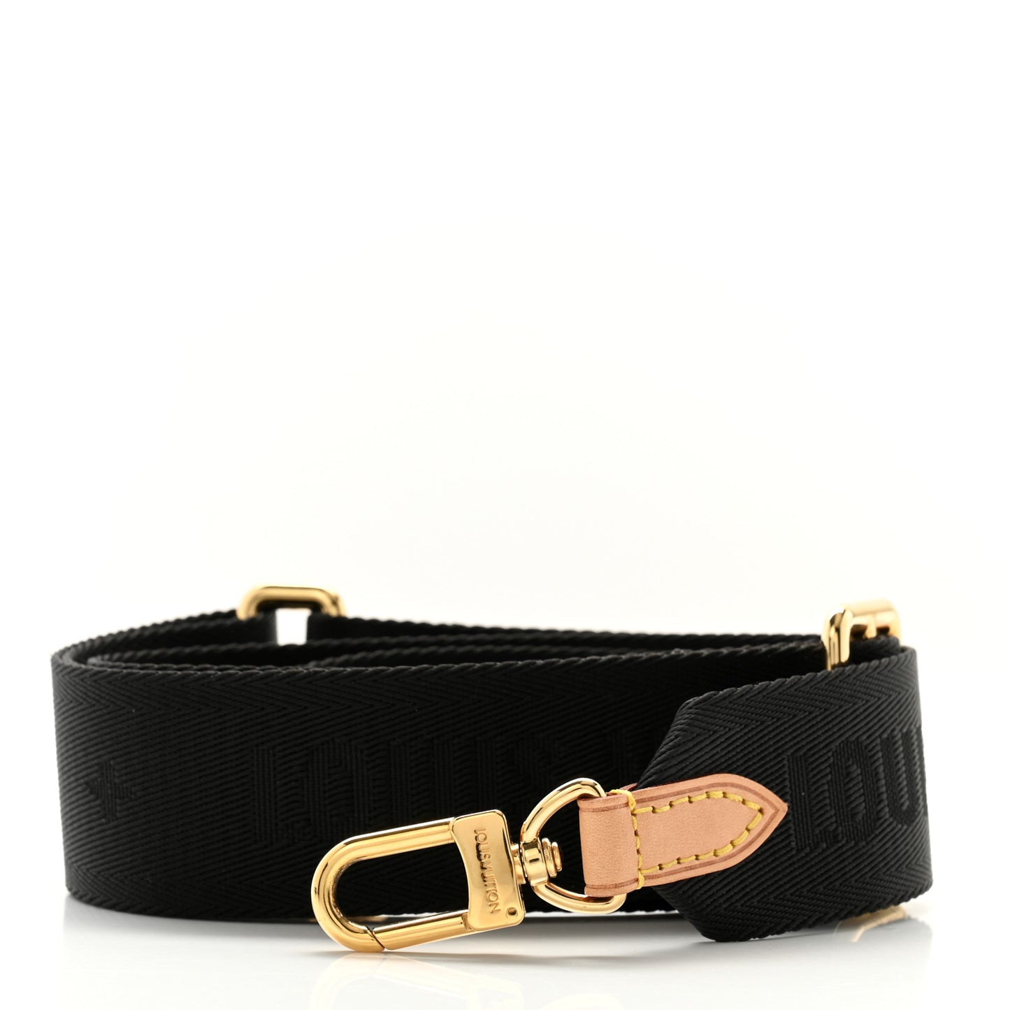 Monogram Multi Pochette Accessories Bandouliere Shoulder Strap Black