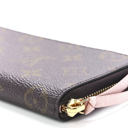 Louis Vuitton Monogram Clemence Wallet Rose Ballerine 11 of 11