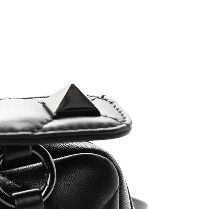 Valentino Garavani Nappa Monochrome Roman Stud Crossbody Bag Black 11 of 11