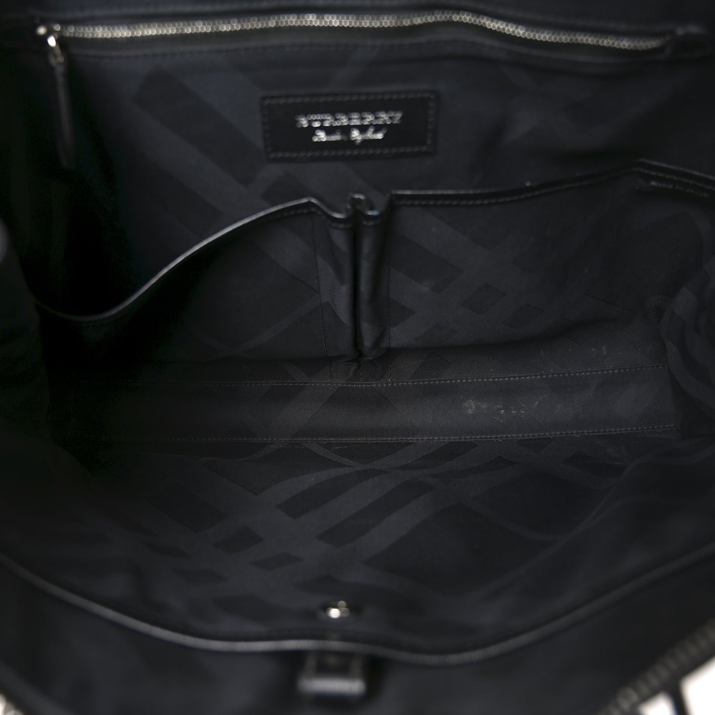 Textured Calfskin Bermondsey Business Briefcase Black