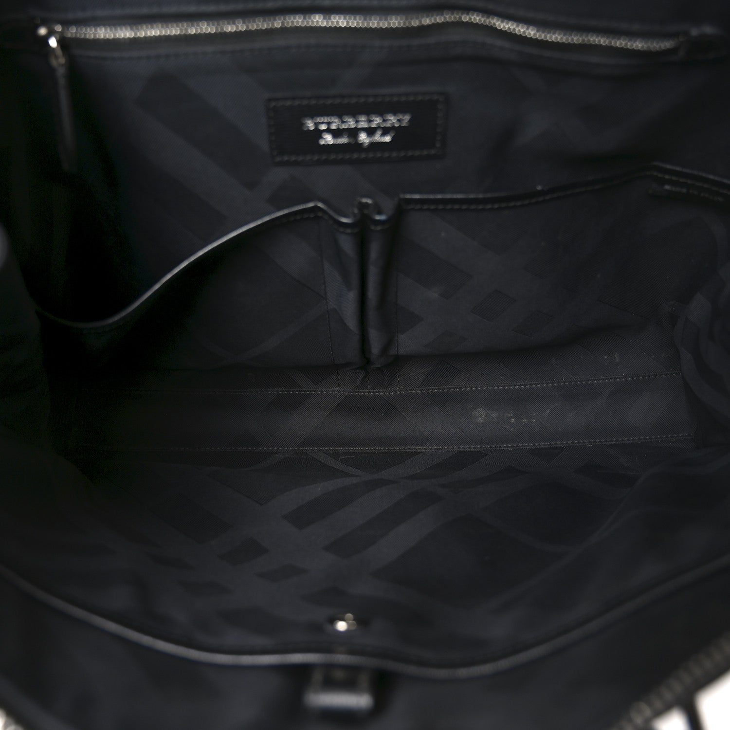 Burberry Textured Calfskin Bermondsey Business Briefcase Black 5 of 9