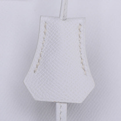 Hermes Epsom Birkin 30 Blanc White 26 of 35