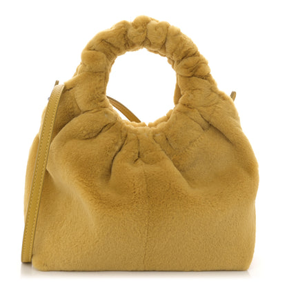 The Row Mink Fur Small Double Circle Bag Yellow 1 of 10