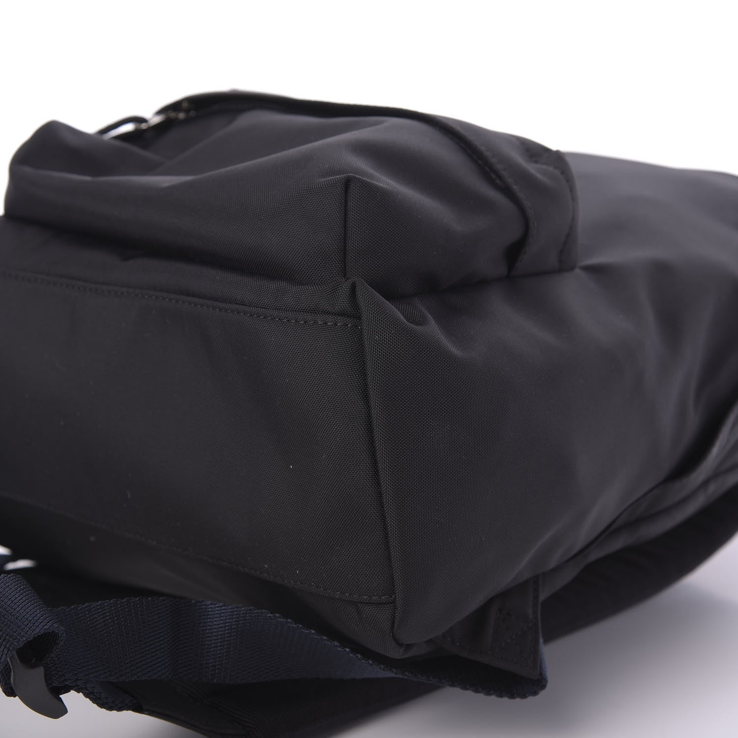 Balenciaga Sport Nylon Logo Embroidered S Wheel Backpack Black White 6 of 8
