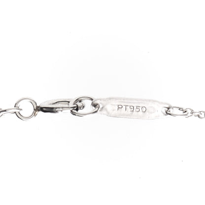 Tiffany Platinum Diamond Small Heart Lock Pendant Necklace 5 of 6