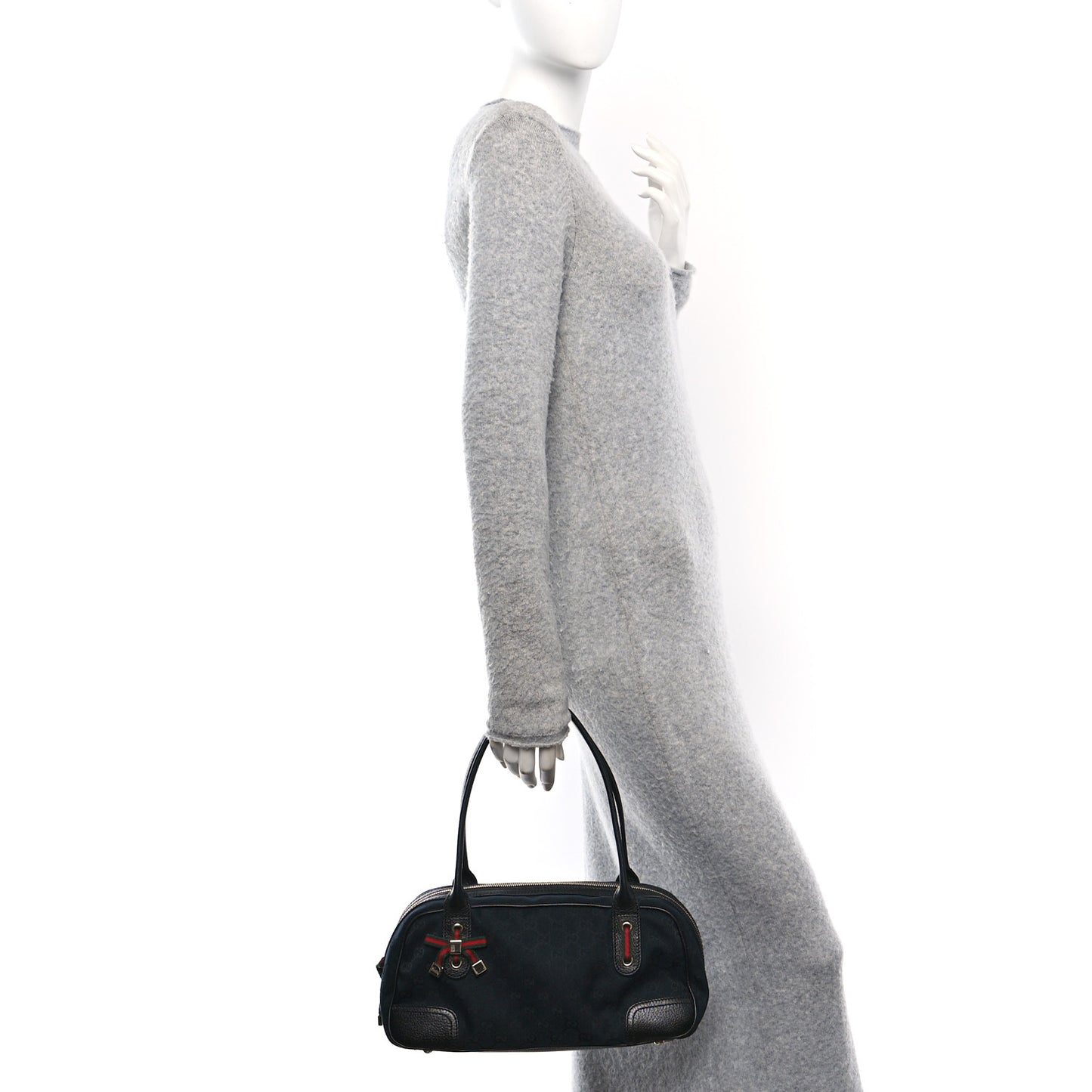 Monogram Small Princy Satchel Black