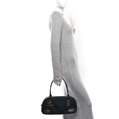 Gucci Monogram Small Princy Satchel Black 3 of 10