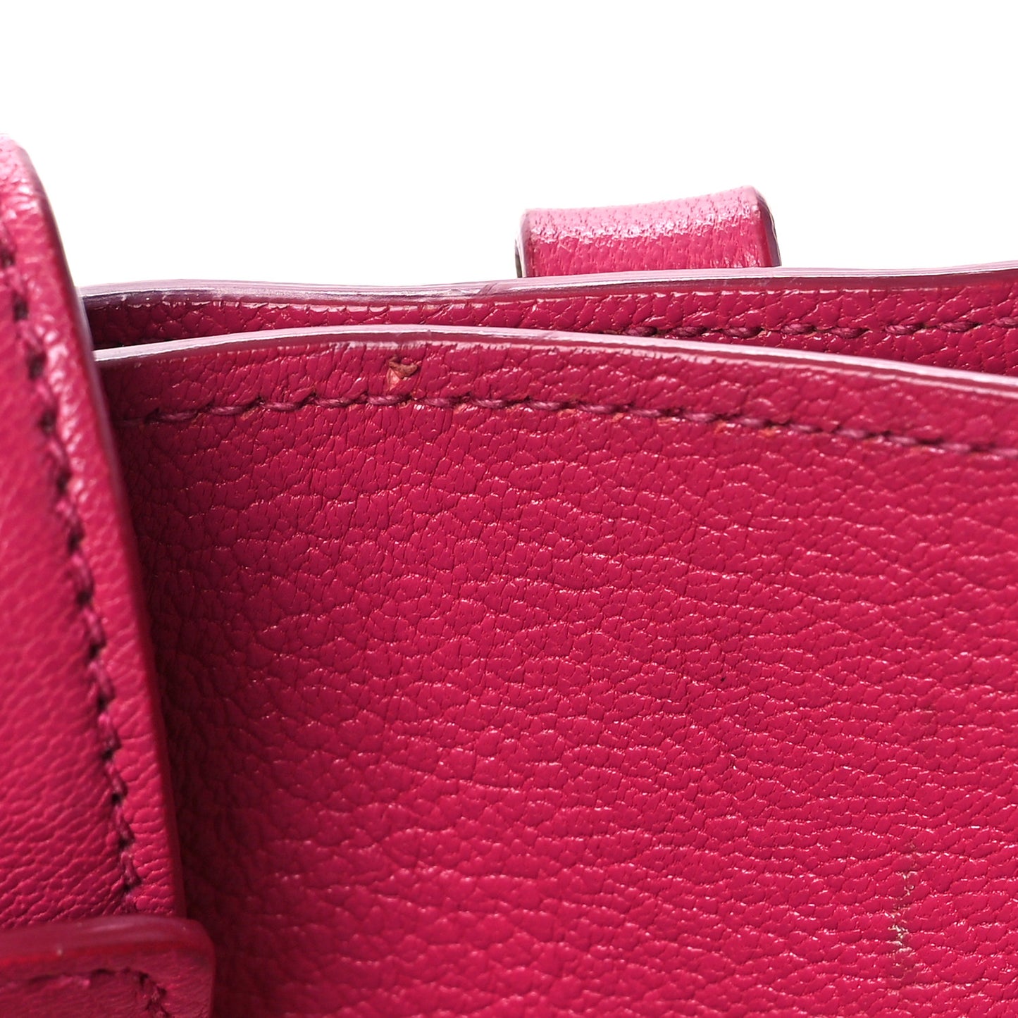 Goatskin Madras Bicolore Shopping Tote Rosa Peonia