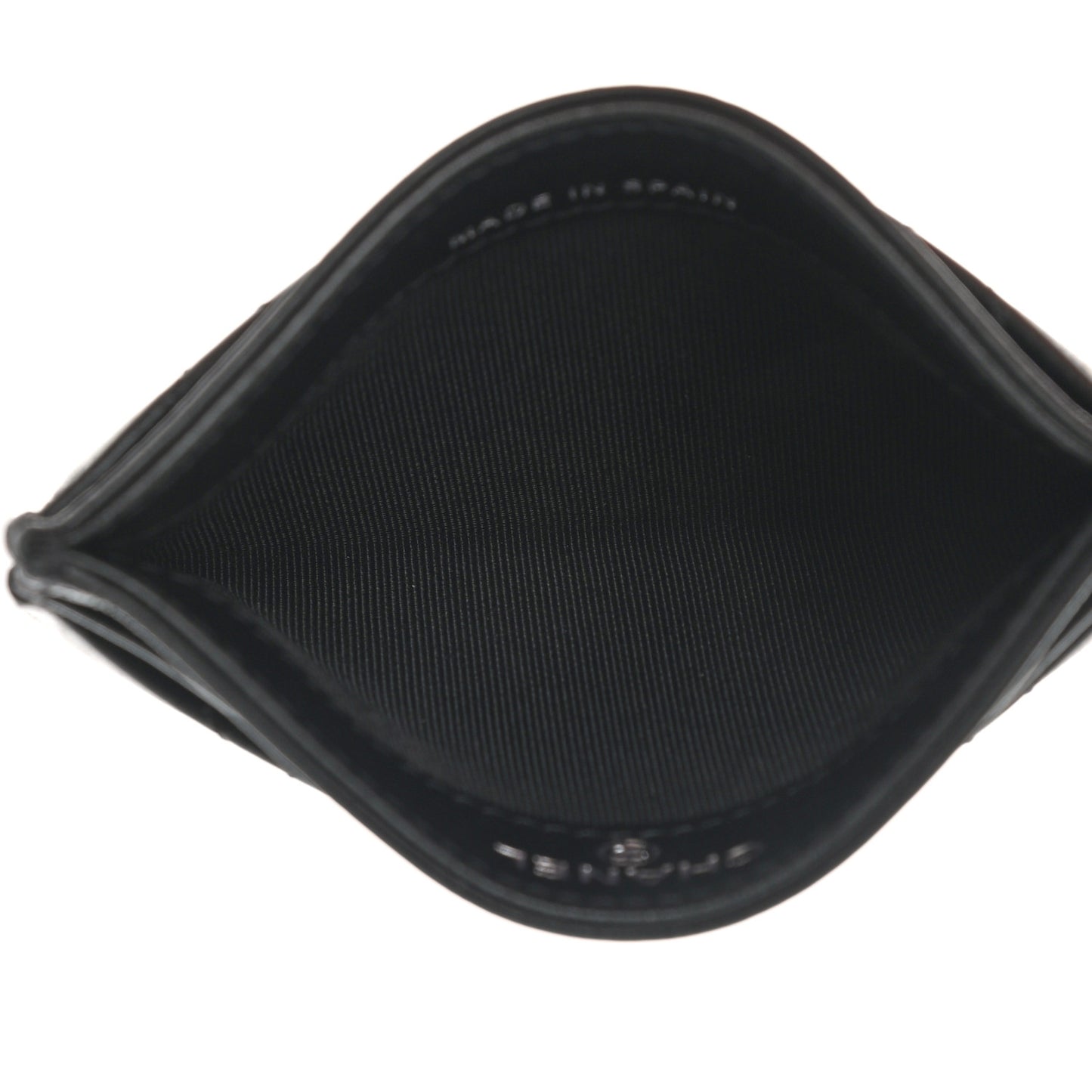 Lambskin Quilted Card Holder So Black