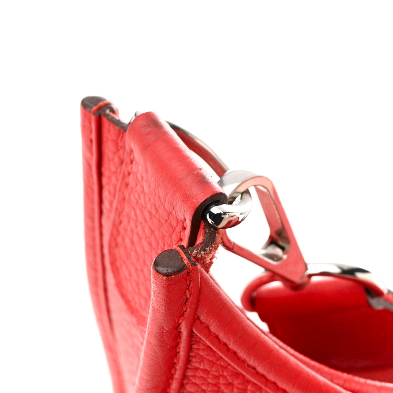 Hermes Taurillon Clemence Evelyne III PM Rouge Tomate 13 of 15