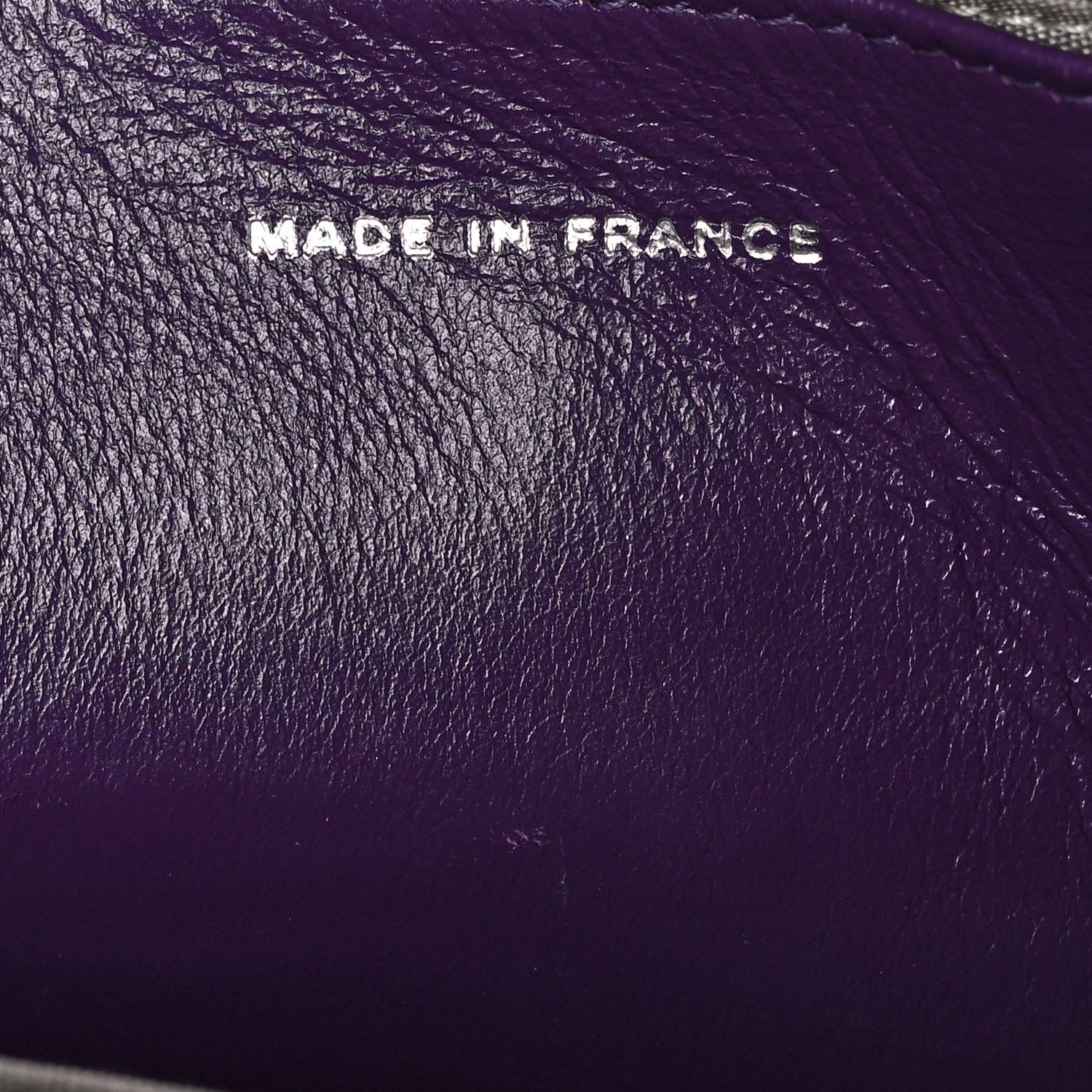 Chanel Patent Quilted Brilliant Wallet On Chain WOC Violet 8 of 11