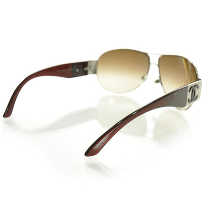 Chanel Aviator Sunglasses 4128 Brown 2 of 7