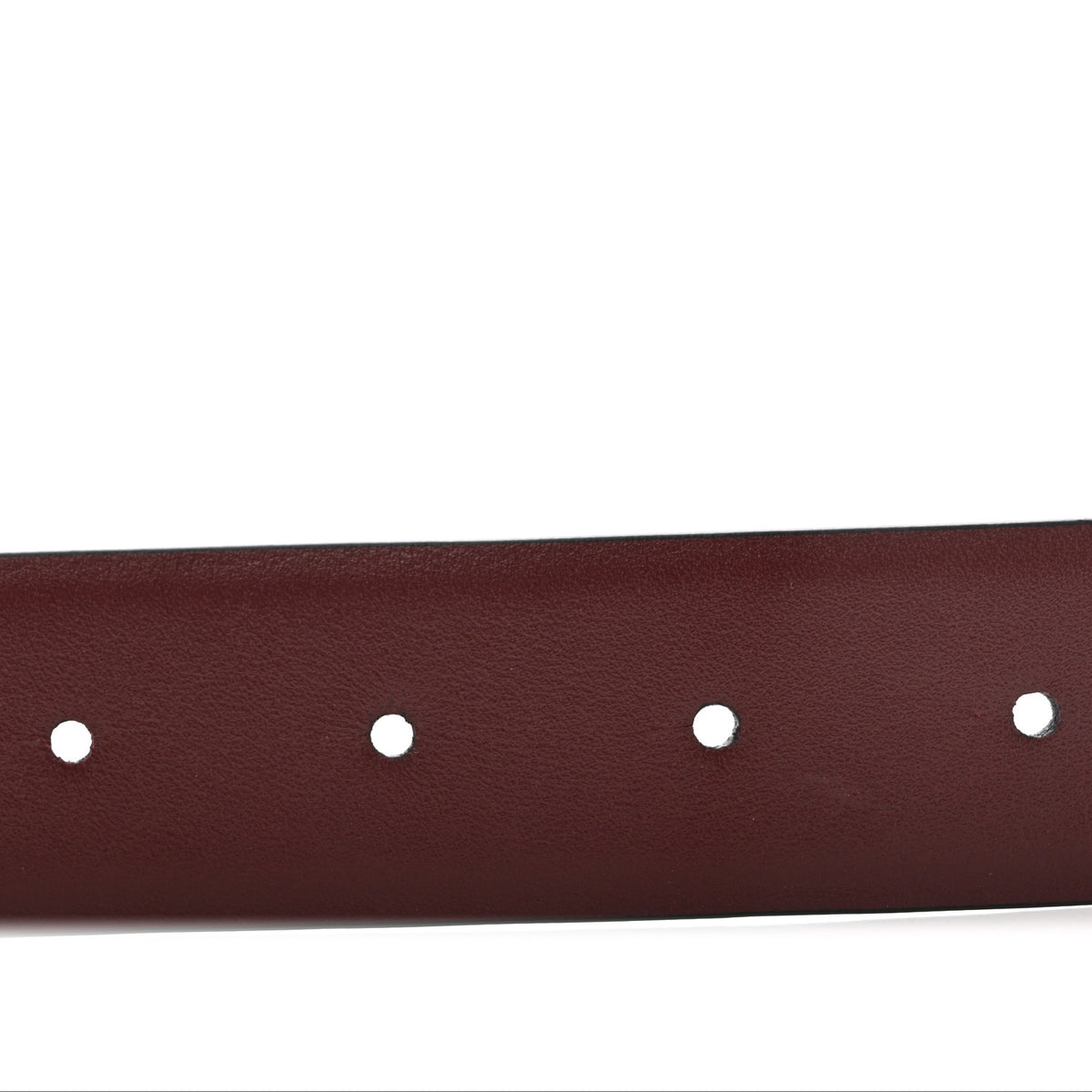 Calfskin CC Reversible Belt 70 Black Burgundy