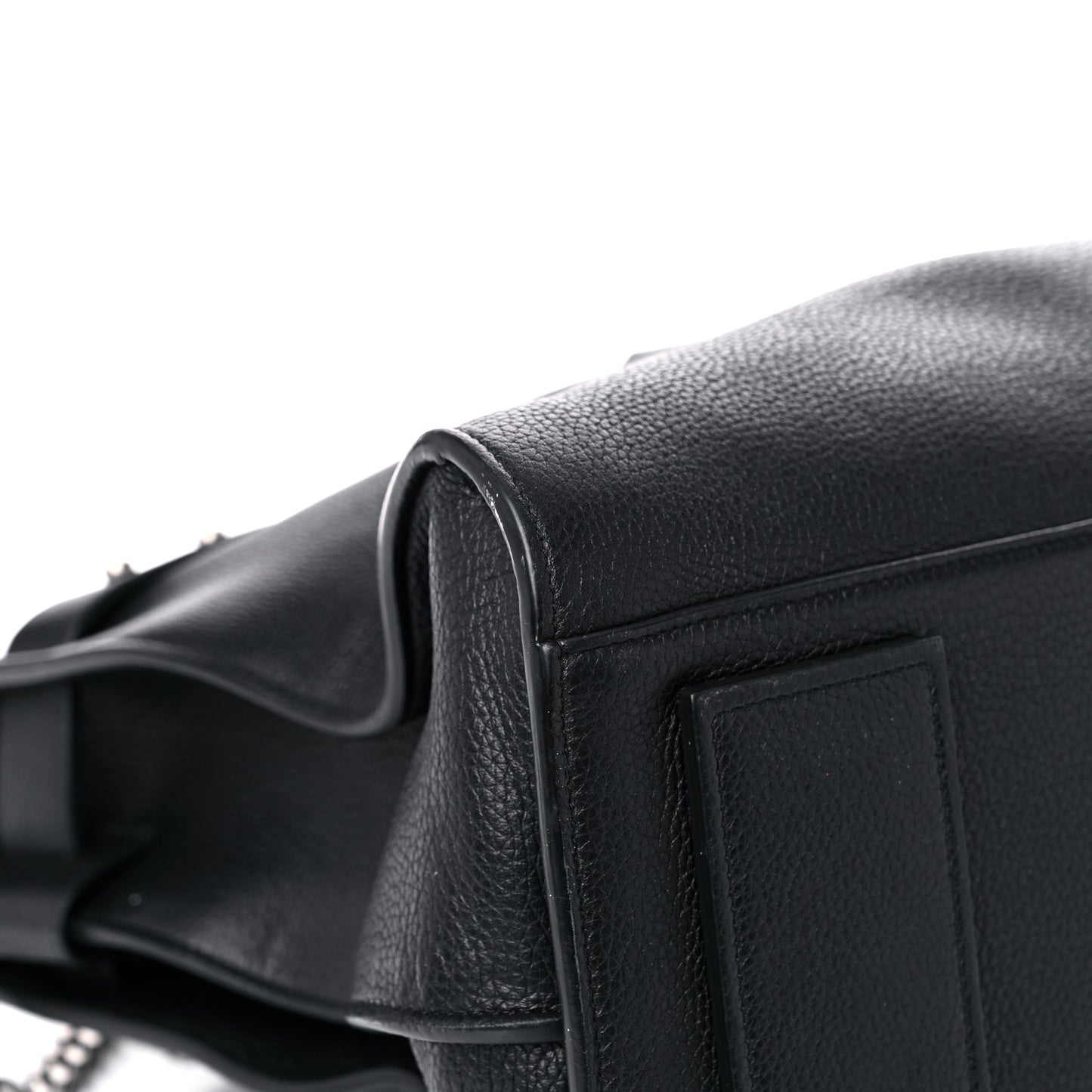 Grained Calfskin Medium Souple Sac De Jour Duffle Black