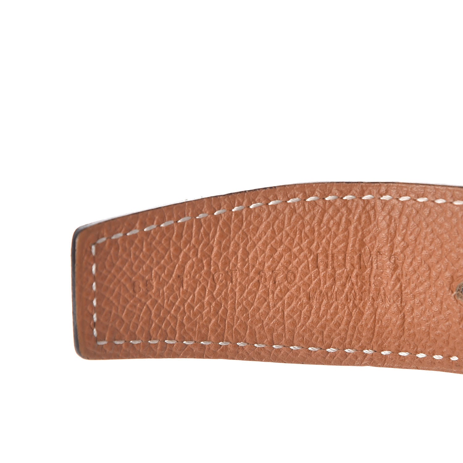 Hermes Swift Epsom 32mm H Belt 85 Black Gold 4 of 6