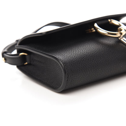 Chloe Suede Calfskin Mini Faye Shoulder Bag Black 6 of 9