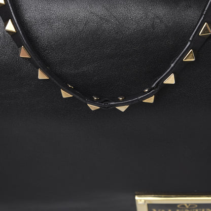 Valentino Garavani Vitello Medium Rockstud Tote Black 17 of 18